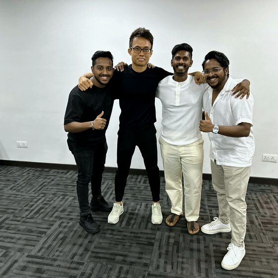 Members after a gathering
